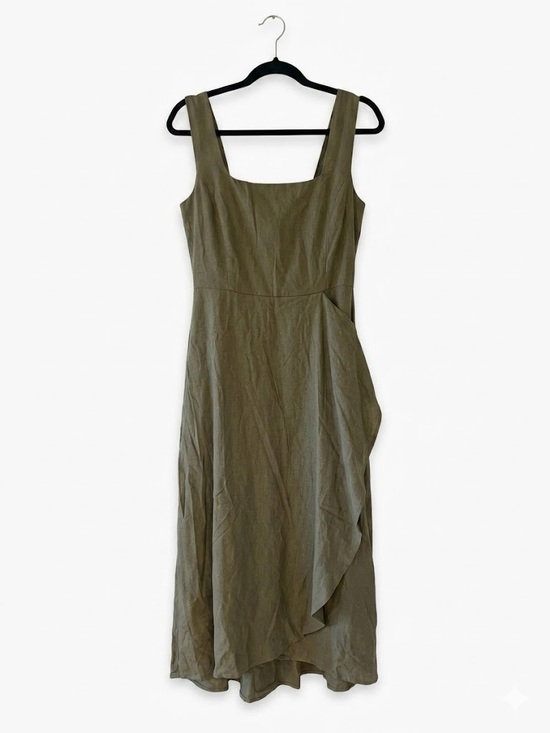 Ardene Dresses & Skirts - Ardene Light Green Linen Blend Dress XL NWT